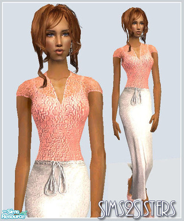 Sims 2 — S2S Top with skirt by sims2sisters — 