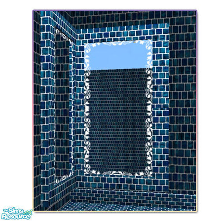 Sims 2 — Glimpse Bathroom - Tall mirror by Cloisonne — 