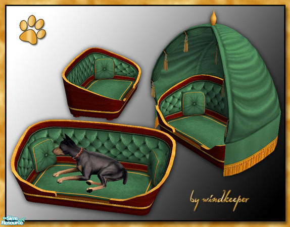 Sims 2 — Pet Pillow Fantastic - lovely green by Windkeeper — This recolor will work for Maxis Pet Pillow Fantastic as