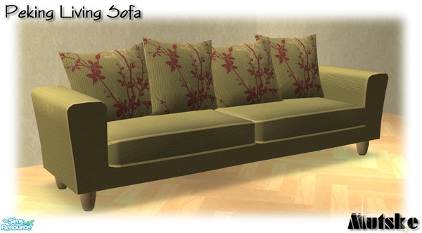 Sims 2 — Peking Living - Sofa Green by Mutske — And an other recolor from the Arizona set by Shtinky00. I can't stop,