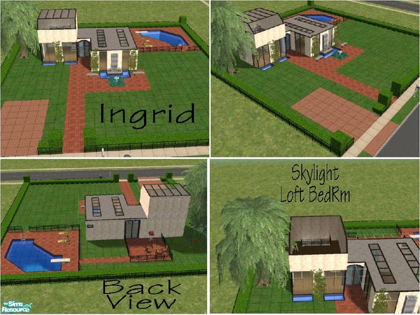 Sims 2 — Ingrid by lollipop6969 — A cute little skylight bedroom loft! Thanks to