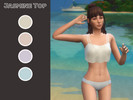 Sims 4 — Jasmine Top by swervecity — Jasmine Top Please feel free to use this as an everyday, athletic or any other