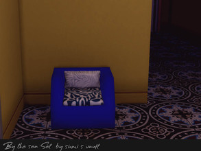 Sims 4 — By the Sea set seat by Siomi 's Vault by siomisvault — Lovely seat to enjoy the view! You'll find 3