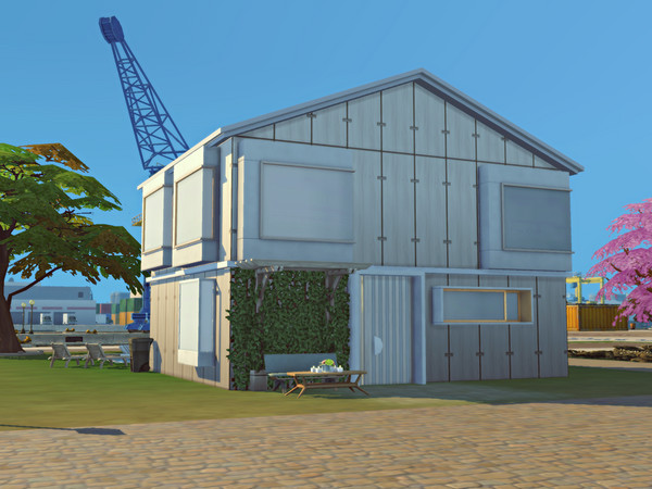 Sims 4 — Addie - Saint Amber [NO CC] by Addie25 — Softy-wooded eco-home built in Evergreen Harbor suitable for a couple