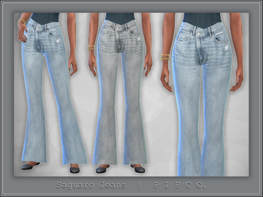 The Sims Resource - Saguaro Jeans (Flared).