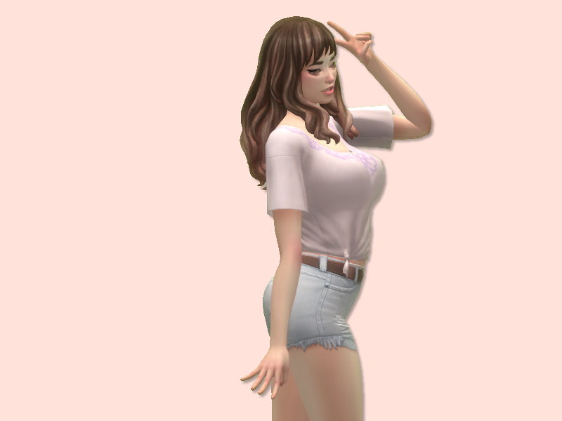 The Sims Resource - Cute Anime Poses No. 1