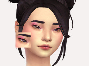 Sims 4 — Strawberrie Eyeshadow by Sagittariah — base game compatible 3 swatches properly tagged enabled for all occults