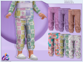 Sims 4 — Toddler Girl Pants 175 by RobertaPLobo — :: Toddler Pants 175- TS4 :: Only for Girls :: 6 swatches :: Custom