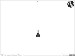Sims 3 — Kanazawa Ceiling Lamp Medium by ArtVitalex — Hallway Collection | All rights reserved | Belong to 2022