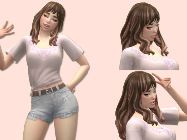 The Sims Resource - Cute Anime Poses No. 1