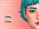 Sims 4 — Nelly Eyebrows - Eva Zetta by Eva_Zetta — Some fluffy, full eyebrows for your maxis match sims. - Comes with the