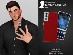 Sims 4 — SimsPhone V2 (ACC) by Beto_ae0 — ACC phone for poses IMPORTANT -- It is located in the category of rings -- It