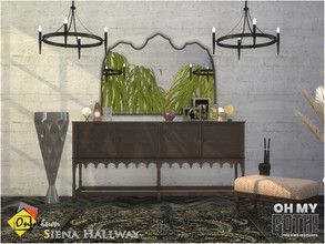 Sims 4 — Oh My Goth! - Siena Hallway by Onyxium — Onyxium@TSR Design Workshop Hallway Collection | Belong To The 2022
