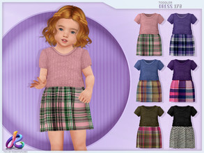 Sims 4 — Toddler Dress 178 by RobertaPLobo — :: Toddler Dress 178 - TS4 :: 6 swatches :: Custom thumbnail :: Base game