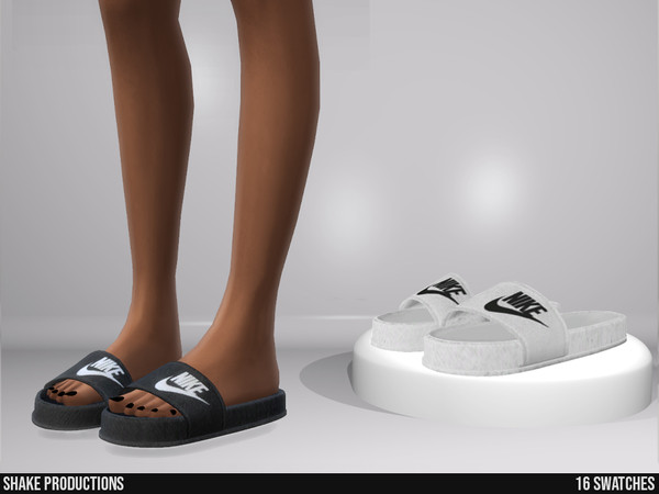 Sims 4 — 934 - Slippers (Female) by ShakeProductions — Shoes/High Heels Not HQ Compatible New Mesh All LODs Handpainted