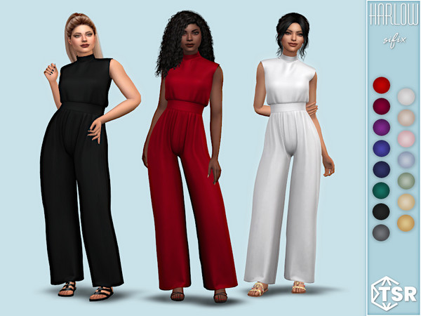 The Sims Resource - Harlow Jumpsuit