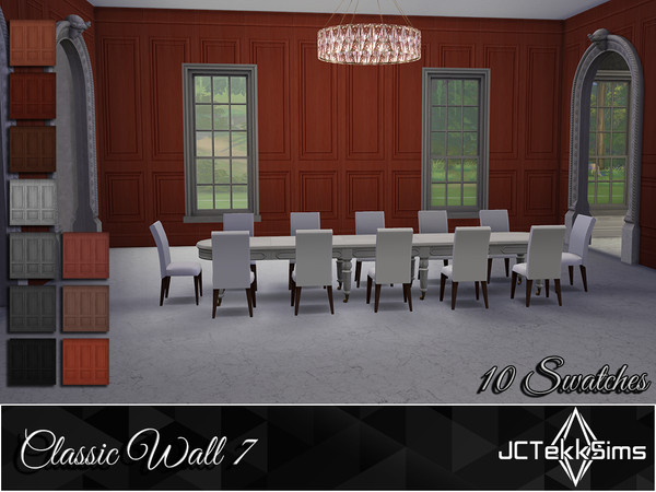 Sims 4 — Classic Wall 7 by JCTekkSims — Created by JCTekkSims.