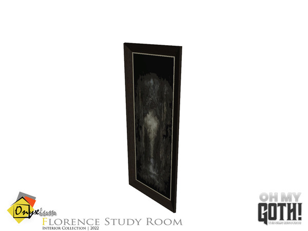Sims 4 — Oh My Goth! - Florence Painting by Onyxium — Onyxium@TSR Design Workshop Hallway Collection | Belong To The 2022