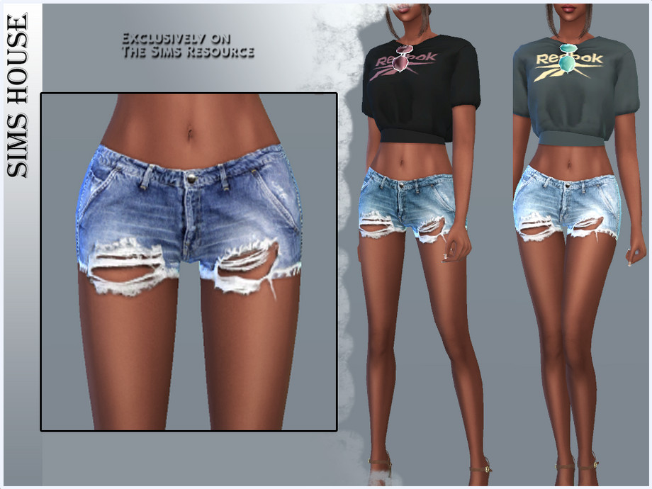 The Sims Resource Women Jeans Shorts