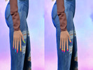 Sims 4 — Rainbow Nails Recolor by ip6sa — You will be needed SPA Day! They are 2 recolor of rainbow. I hope you like it. 