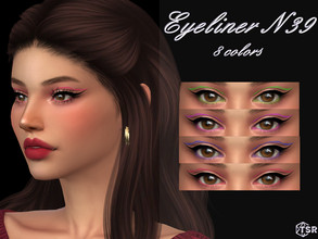 Sims 4 — Eyeliner N39 by qLayla — The eyeliner is : - base game compatible. - allowed for teen, young adult, adult and