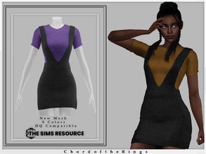 Sims 4 — ChordoftheRings Outfit No.16 by ChordoftheRings — ChordoftheRings Outfit No.16 - 8 Colors - New Mesh (All LODs)