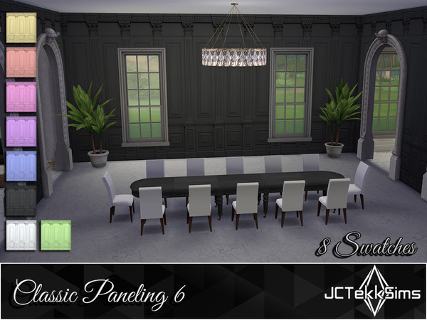 Sims 4 — Classic Paneling 6 by JCTekkSims — Created by JCTekkSims.