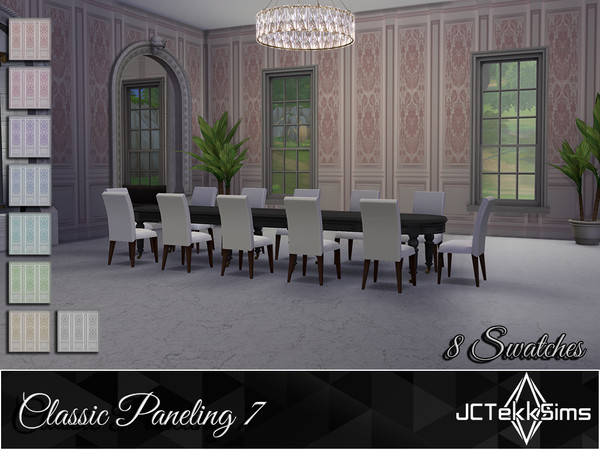 Sims 4 — Classic Paneling 7 by JCTekkSims — Created by JCTekkSims.