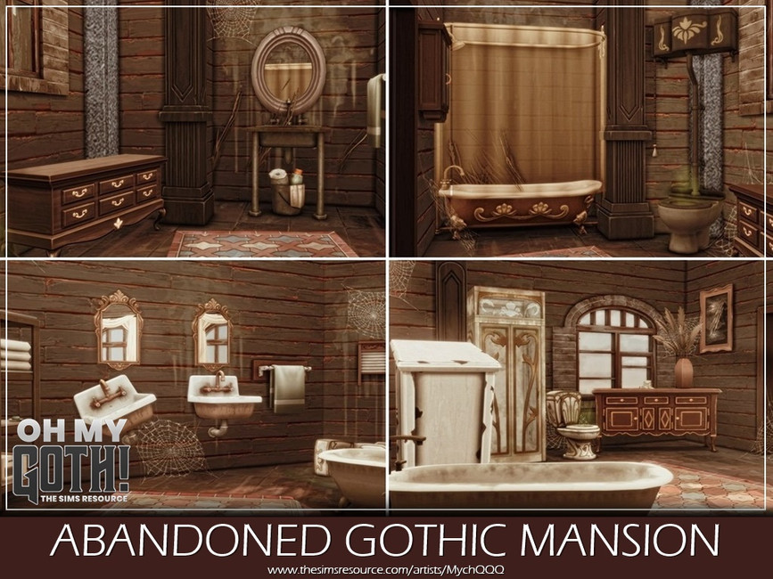 The Sims Resource - Oh My Goth - Abandoned Gothic Mansion