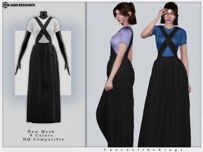 Sims 4 — ChordoftheRings Outfit No.17 by ChordoftheRings — ChordoftheRings Outfit No.17 - 8 Colors - New Mesh (All LODs)