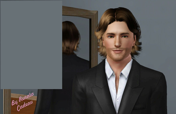 Sims 3 — Gabriel Aubry by lecadeau — Gabriel has modeled for Tommy Hilfiger, Gianni Versace, Calvin Klein, DKNY,