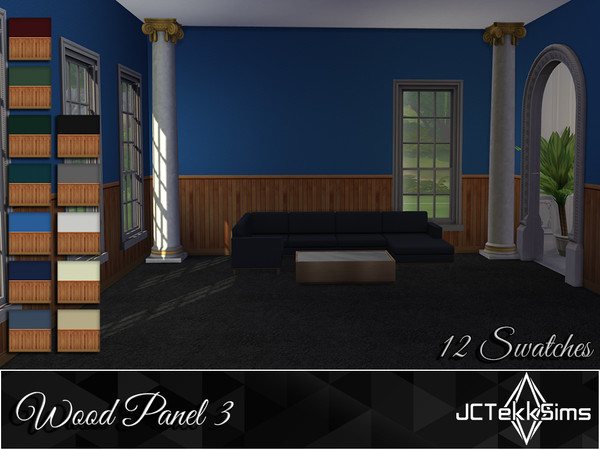 Sims 4 — Wood Panel 3 by JCTekkSims — Created by JCTekkSims.