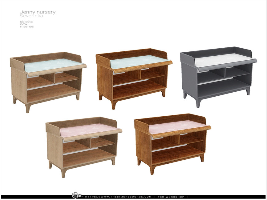 The Sims Resource Jenny nursery deco changing table