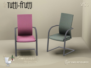 Sims 3 — Tutti-Frutti Chair by SIMcredible! — by SIMcredibledesigns.com available at TSR