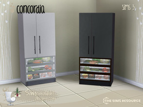 Sims 3 — Concordia Fridge by SIMcredible! — by SIMcredibledesigns.com available at TSR