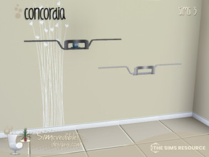 Sims 3 — Concordia Wall Rack by SIMcredible! — by SIMcredibledesigns.com available at TSR