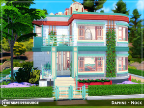 Sims 4 — Daphne - Nocc by sharon337 — Daphne is a 2 Bedroom 1 Bathroom Art Deco inspired house. Perfect for a family of