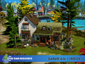 Sims 4 — LaSuli Lis by Bozena — The house is located in the Plumbite Cove . Copperdale. Lot: 20 x 15 Value: $ 43 687 Lot