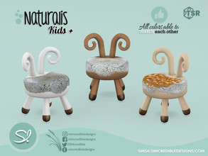 Sims 4 — Naturalis Kids Ram chair blanket by SIMcredible! — by SIMcredibledesigns.com available at TSR 3 colors +