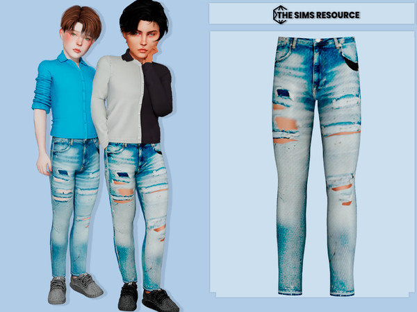 The Sims Resource - Howard Jeans (kid)