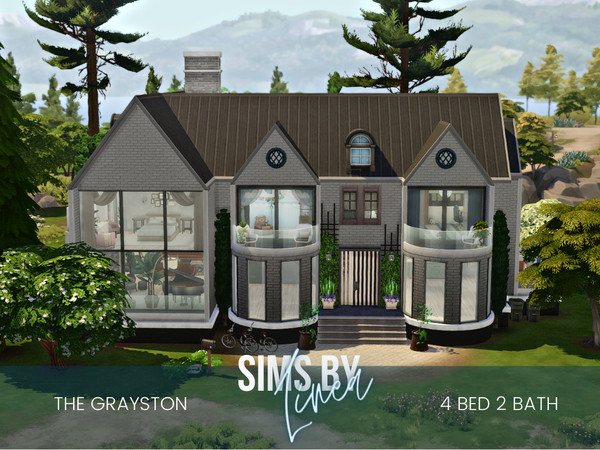 Sims 4 — The Grayston by SIMSBYLINEA — In this modern house, there is enough space for a big family that likes to live in