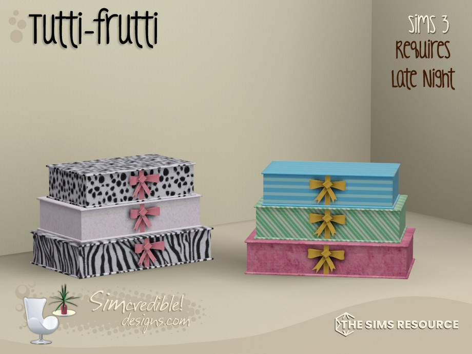The Sims Resource - Tutti-Frutti Boxes