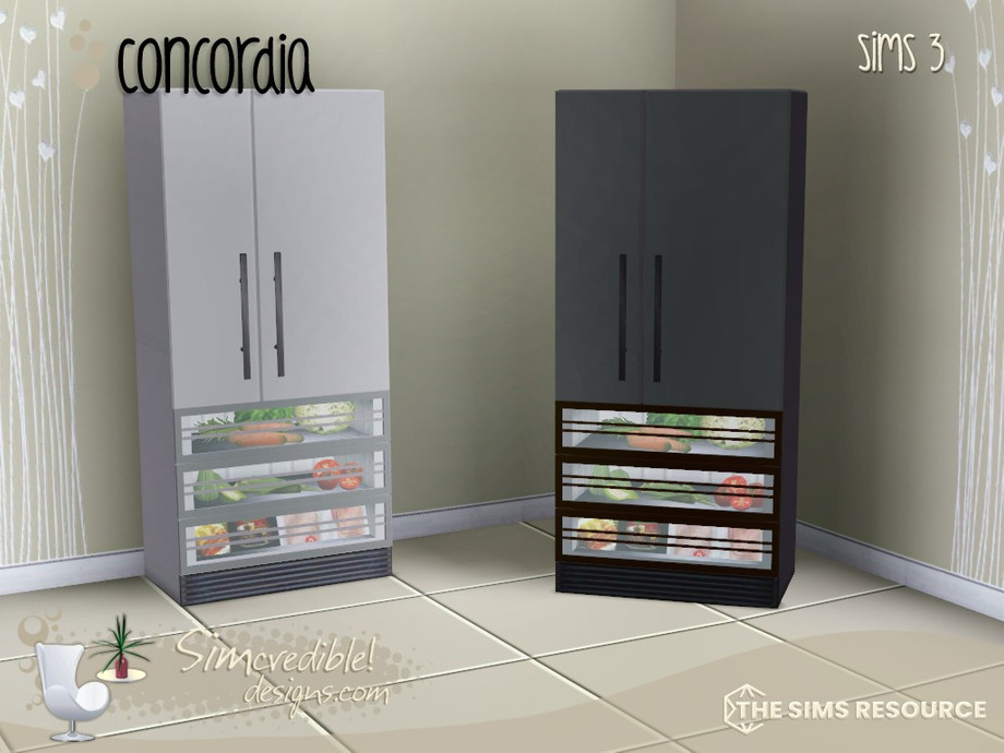The Sims Resource - Concordia Fridge