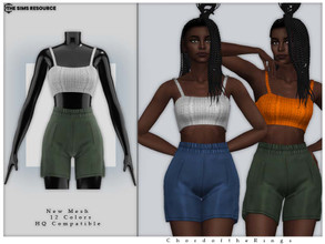 Sims 4 — Outfit No.19 by ChordoftheRings — ChordoftheRings Outfit No.19 - 12 Colors - New Mesh (All LODs) - All Texture
