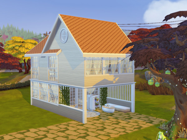 Sims 4 — Tiny Buttercookies - [No CC] by Addie25 — Level 3 tiny house suited for one/two sims built in MT.Komorebi ready