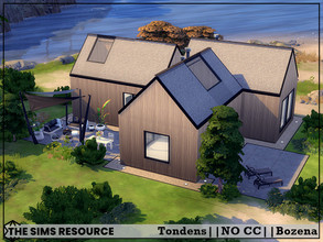 Sims 4 — Tondens by Bozena — The house is located in the Windenburg . Unfurnished Lot: 30 x 20 Value: $ 22 704 Lot type: