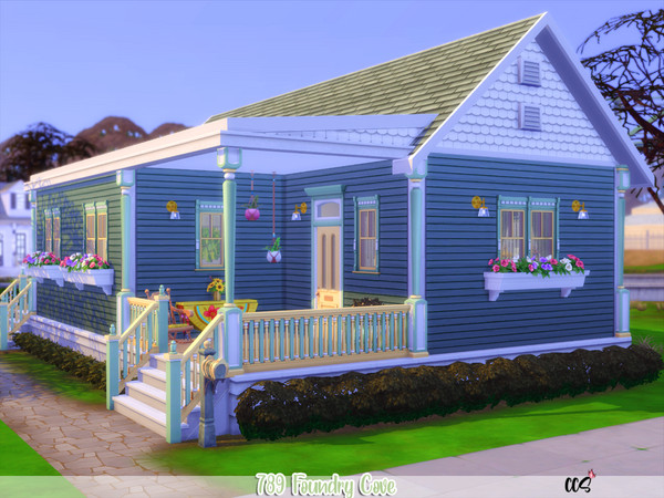Sims 4 — 789 Foundry Cove  by candiecoatediv2 — Small Home built in Foundry Cove Willow Creek Lot: 20x15 1bed 1ba 43,386
