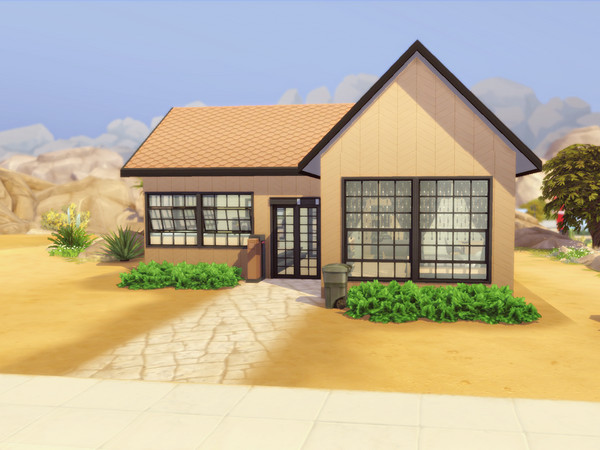 Sims 4 — Nevada Starter - [No CC] by Addie25 — Starter home for one-two sims, fully equipped and built in Oasis Springs