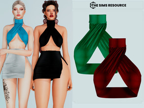 Sims 4 — Paola Top by couquett — Ideal for summer time -avaible in 18 swatches -new mesh -HQ mod Compatible -Custom