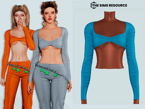 Sims 4 — Tanisha Top by couquett — Beautiful, elegant, and colorful top -18 Swatches - HQ mod compatible - all Lod - All